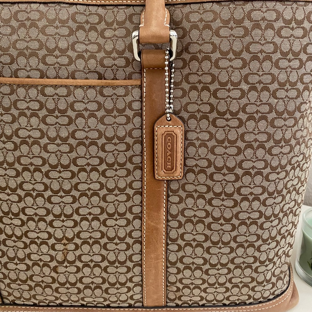 Vintage Coach Signature briefcase - Picture 6 of 6